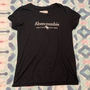 Abercrombie & Fitch short sleeve black shirt size S